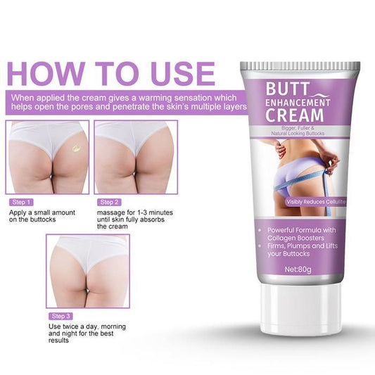 BootyGlow XXL Cream – For Bigger, Firmer, Softer Buttocks (80gm x 2)