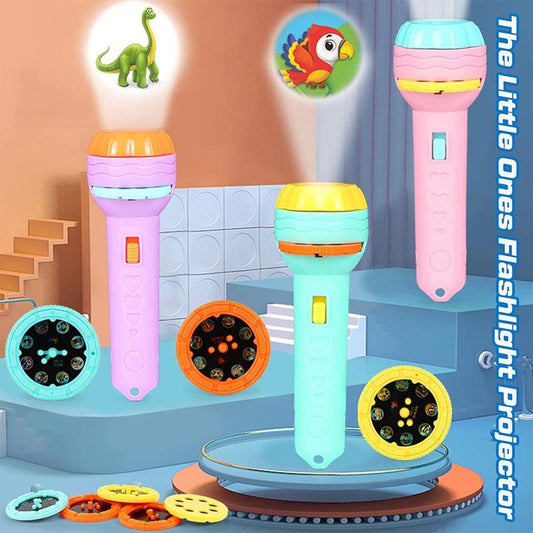 Slide Flashlight Torch Education Learning-Kids Toy