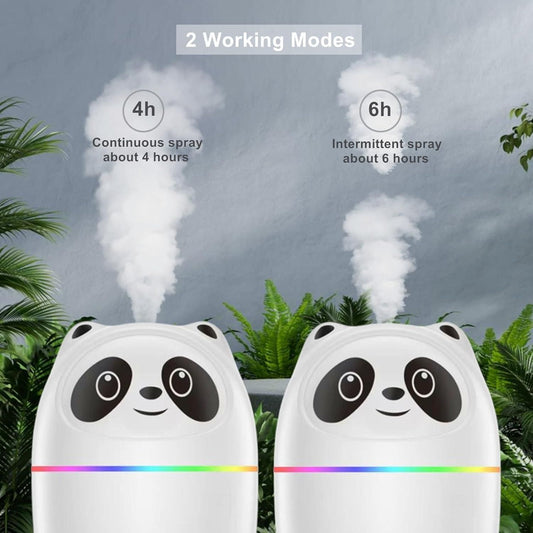 Mini Cute Panda Cool Mist Humidifier