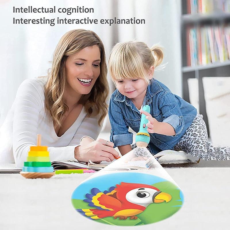 Slide Flashlight Torch Education Learning-Kids Toy