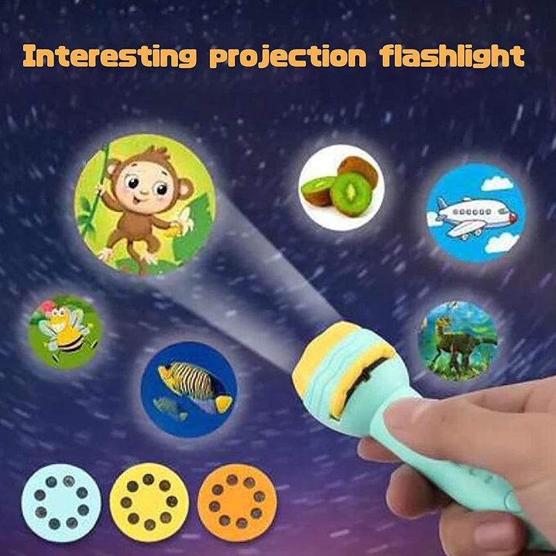 Slide Flashlight Torch Education Learning-Kids Toy