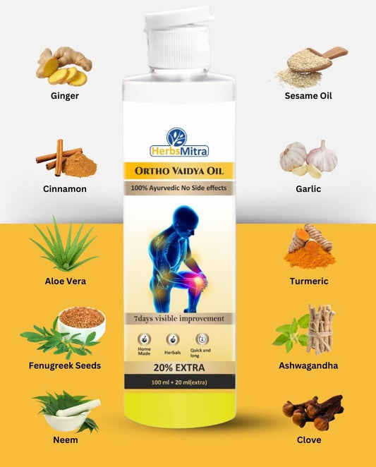 Ortho Vaidya Ayurvedic Pain Relief Oil