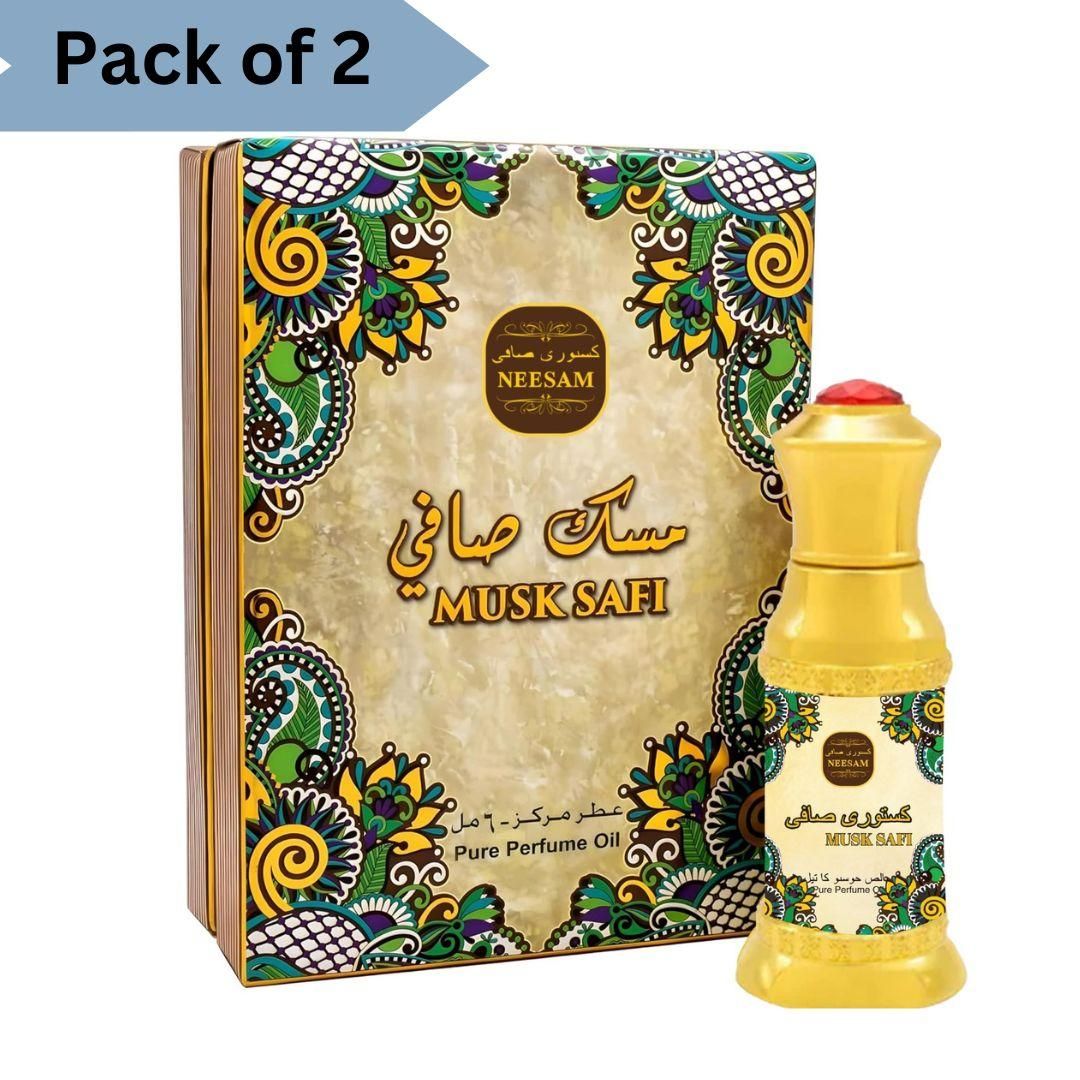 Musk Safi Premium Perfume – Exotic Musk & Spice Blend (Pack of 2)