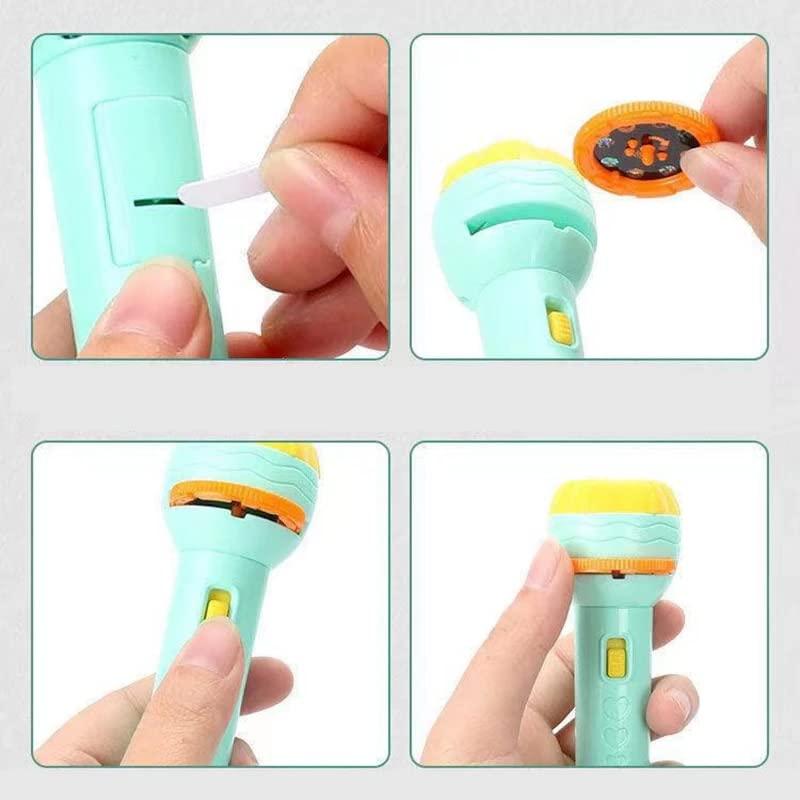 Slide Flashlight Torch Education Learning-Kids Toy
